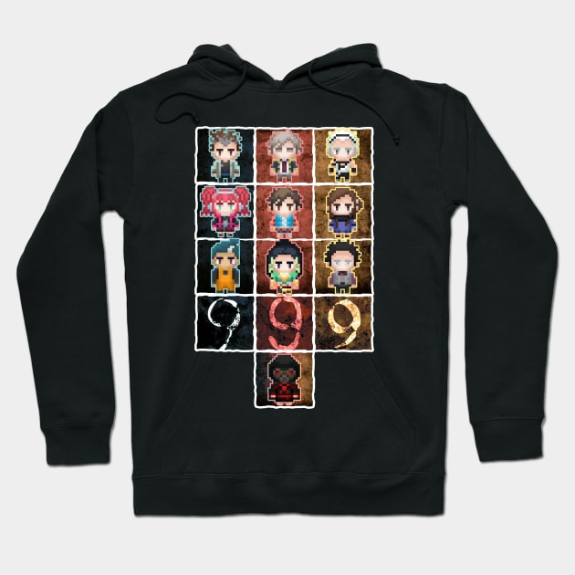 9 sprites 9 persons 9 pixels Hoodie by Maxigregrze